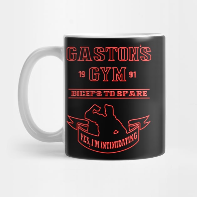 Gaston's Gym Red by shawnalizabeth